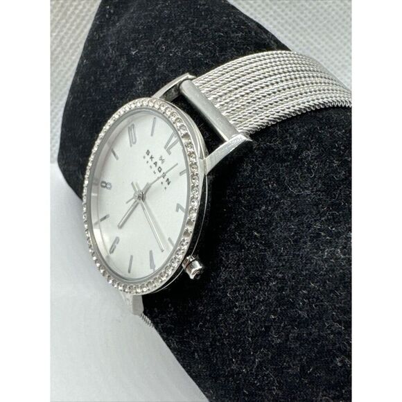 Skagen Denmark SKW2284 Women\'s Silver Stainless Steel Mesh Analog Watch AEA339 main image 7